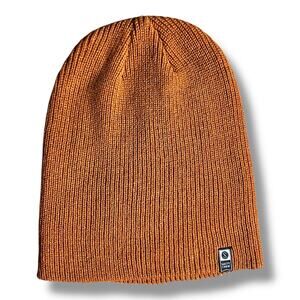 Salty Crew Burnt Orange Knit Beanie Fisherman Style Unisex Hat